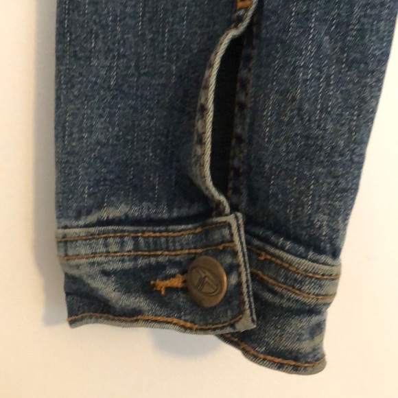 Vintage 80s faded dark wash denim jacket - Picture 5 of 6